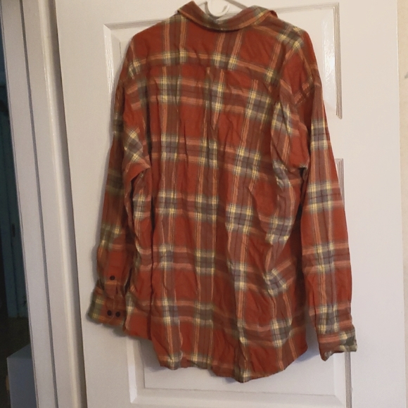 Orvis XXL Cotton Flannel Long-sleeved Shirt - Picture 3 of 7